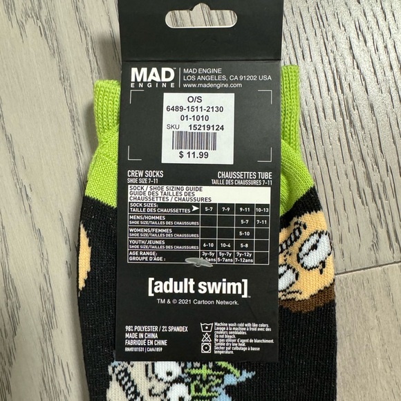 6 pairs of Rick and Morty Socks - Picture 9 of 9